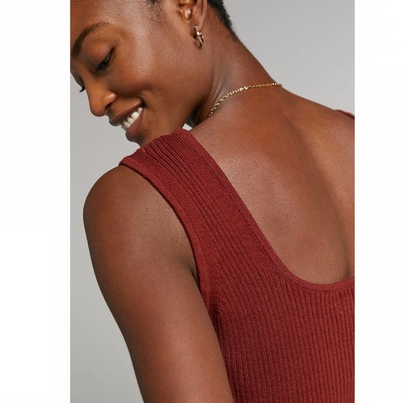 Anthropologie Colleen Ribbed Dress Sweater Cardigan Set - Picture 4 of 12